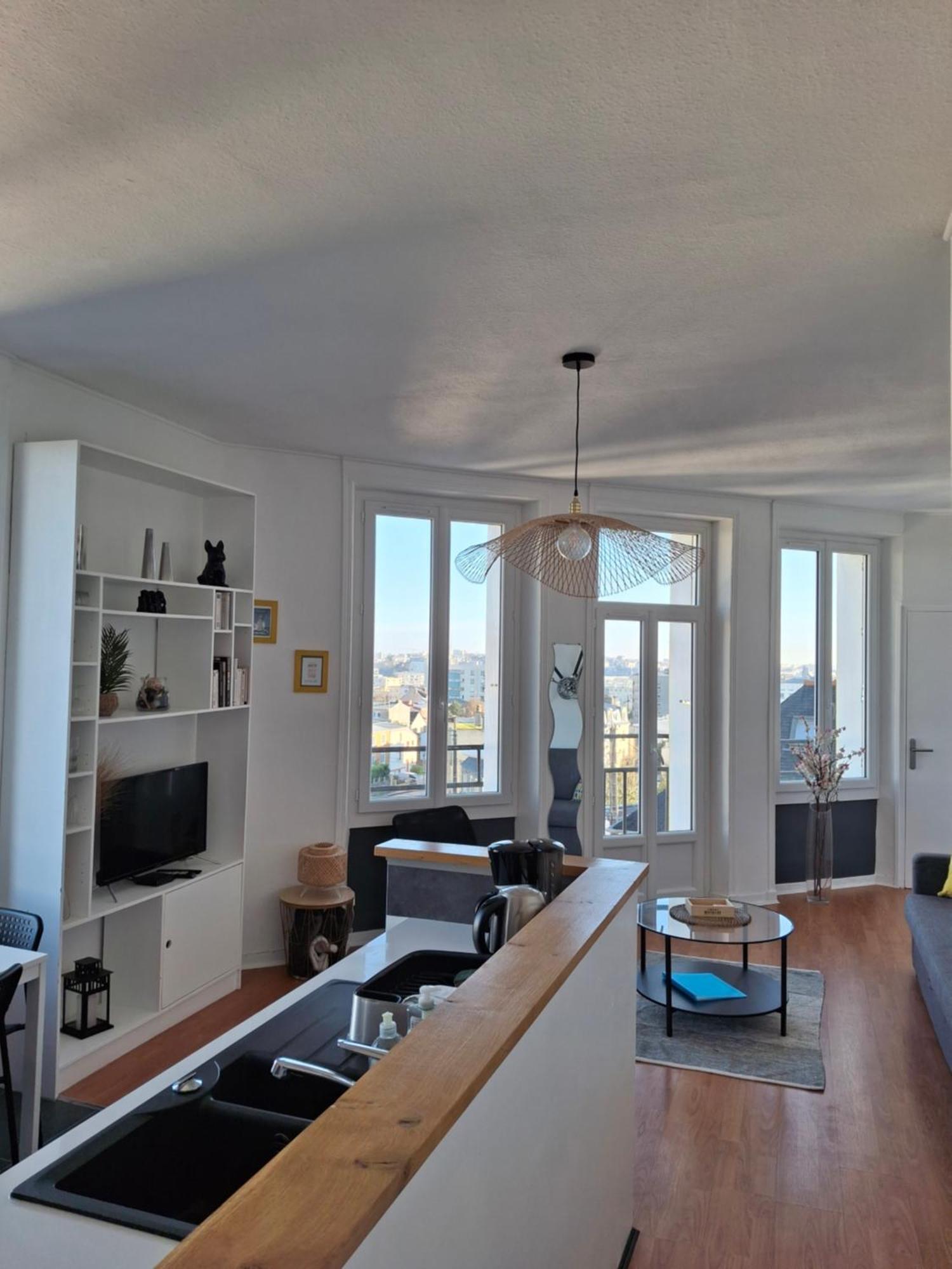 Appartement Lumineux Dans Les Hauts De Recouvrance Brest Exterior foto